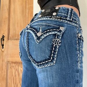 Miss Me Low-Rise Bootcut Jeans